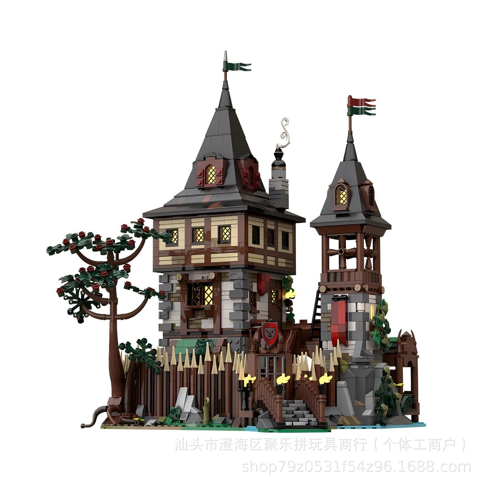 Science And Hobby - MOC Bear King Castle Мозаика Строительный