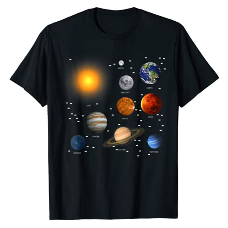 Science And Hobby - Наша солнечная система, научная образовательная футболка,