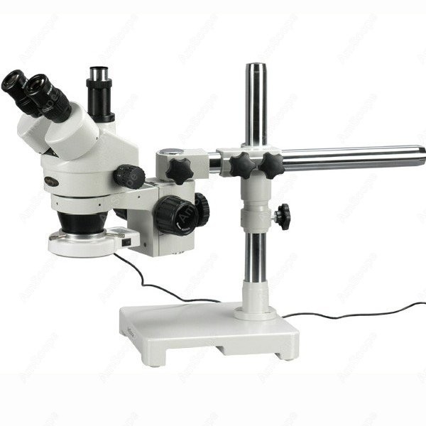 Amscope Microscope Stereo 7X-45X - Тринокулярный стереомикроскоп AmScope SM-3T с зумом