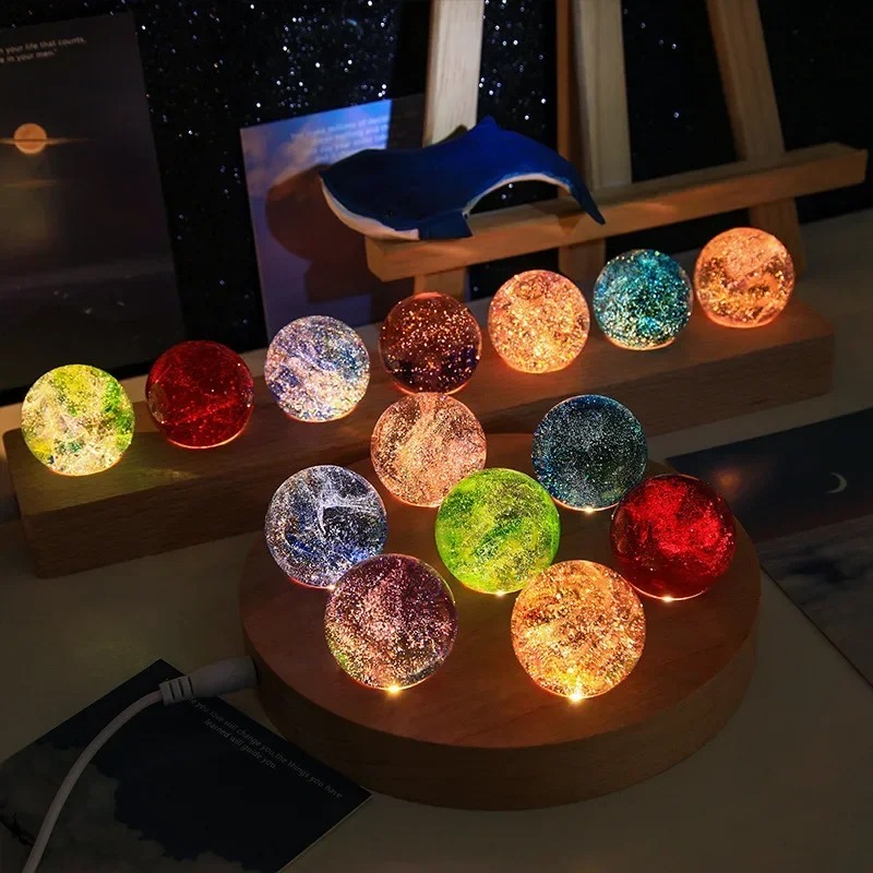 Светящийся стеклянный шар-звез – обзор и цена Solar System Orrery