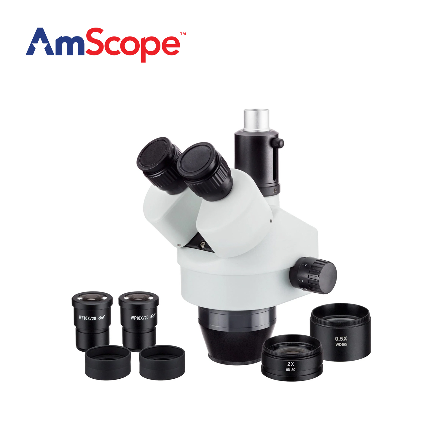 Тринокулярная стереомикроскопи – обзор и цена Amscope Microscope Stereo 7X-45X